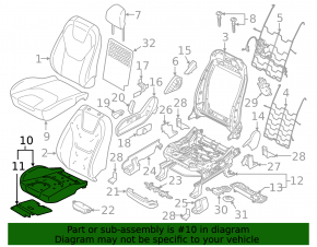 Ford Edge 19-24 Occupant Sensor