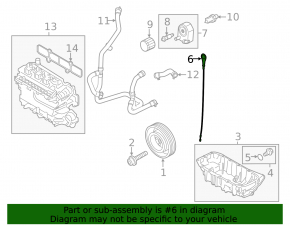 Oil Dipstick Ford Escape MK4 23- 1.5T