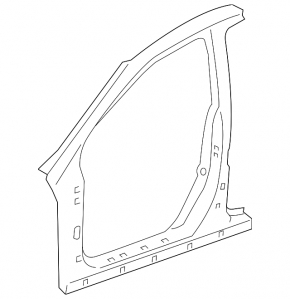 Body pillar central right Honda CRV 12-14