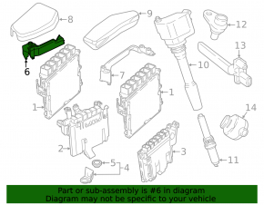 Right Engine Computer ECU Bracket for BMW X7 G07 19-20 N63