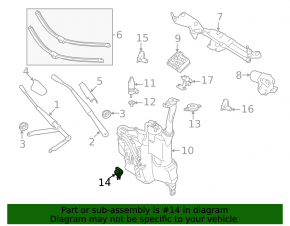 Mercedes W164 ML Washer Fluid Reservoir Level Sensor
