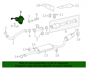 Lexus RX350 16-22 Intake Pipe Bracket