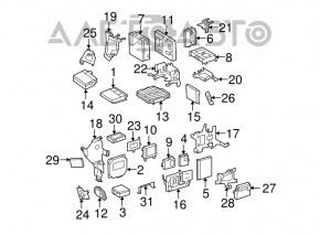 Control unit voice control system Mercedes W221