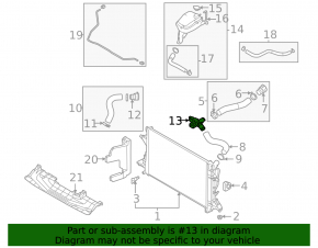 Radiator neck Hyundai Elantra 21-26 1.6