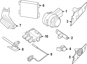 CONTROLLER ASSY-SONAR Nissan Ariya 23-25