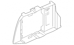 Blind Spot Sensor Cover (BSM) Front Left Audi E-Tron 19-23