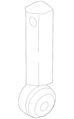Rear left stabilizer link for Audi E-Tron 19-23