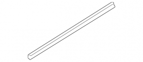 Inner front left glass seal for BMW X3 F25 11-17