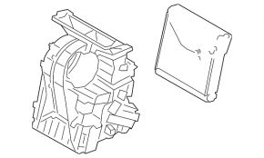 Heater assembly BMW i3 14-21