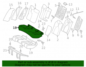 Rear row of seats 2nd row Toyota Camry v70 20-21 cloth combined gray, for dry cleaning