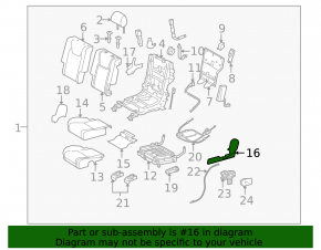 Left side seat cover for the 2nd row of a Lexus RX350 RX450h 10-15, beige, with whitened plastic
