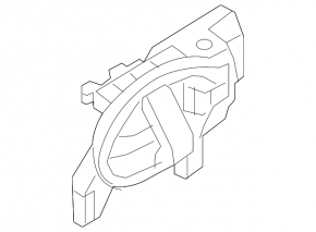 Inner front left door handle Nissan Kicks 18-24 chrome