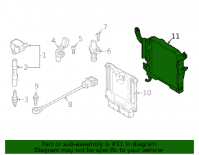 ECU Bracket Audi Q5 80A 18-24 2.0T