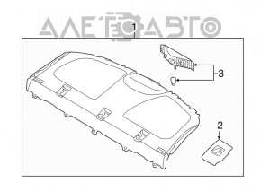 Rear shelf Hyundai Elantra UD 11-13
