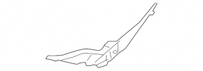 Left windshield wiper seal for Subaru B9 Tribeca