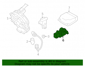 Airbag sensor front right Hyundai Tucson 16-21