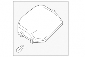 Mazda 3 19- underhood fuse box cover