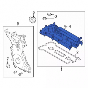 Lincoln MKC 15-19 2.0, 2.3 valve cover