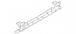 Rear bumper mount central Mazda 6 18-21