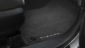 Set of floor mats for Toyota Sienna 21-25 black cloth for 7 seats