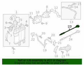Lambda probe first VW Jetta 11-14 USA 2.5