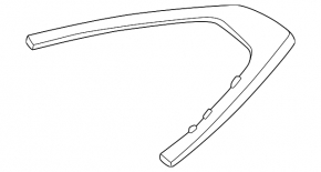 Rear left door molding BMW 4 G26 22-26 black