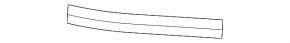 Hood seal left front BMW X3 F25 11-17