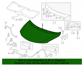 Honda Fit 15-20 bare hood