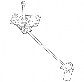 Kia Sorento 10-15 Spare Wheel Mounting Mechanism