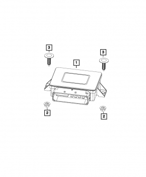 Parking Brake Control Module Jeep Cherokee KL 14-16