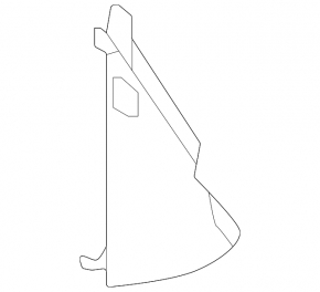 Nissan Ariya 23-25 right side front panel trim, black