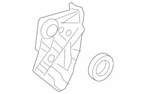 Front left door lock Toyota Prius 50 16-22