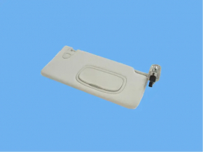 Right visor Jeep Compass 17-21 with backlight, gray, without hook