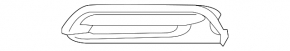 Right bumper grille for Honda Accord 18-20 without fog lights