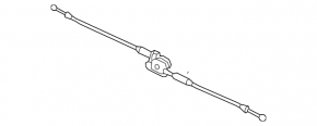 Front hood release cable Audi Q5 80A 18-24