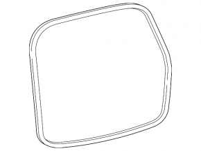 Rubber seal for the tailgate of Audi Q5 80A 23-24