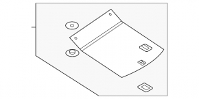 Boot floor Audi A4 B8 08-16 sedan