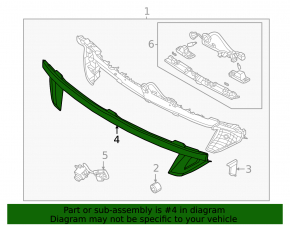 Hyundai Tucson 2022-25 Central Inner Trunk Door Light Trim