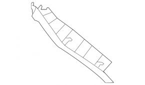 Left Trunk Door Trim Subaru Forester 19-24 SK Black