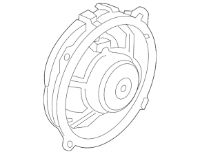 Speaker door rear right Kia Forte 4d 14-16