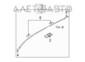 Right roof lining for Mazda3 MPS 09-13