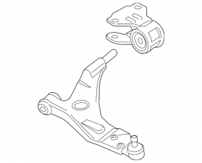 Lincoln MKC 15-19 lower front right control arm