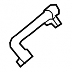 Ford Escape mk3 17-19 2.0T Turbocharger Cooling Pipe, Long