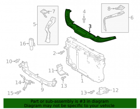 TV mounting bar upper Mazda CX-5 13-16 SIGNEDA