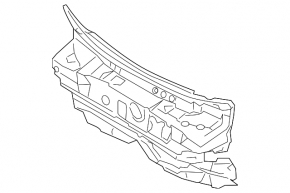 Wiper grille tray plastic Ford Explorer 20-23