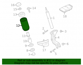 Front left spring for Porsche Cayenne 19-26