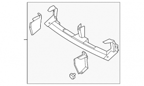 Mazda CX-50 23-26 lower radiator deflector