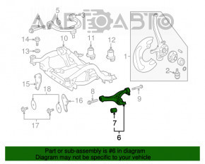 Lower control arm front right Mercedes X164 GL W164 ML