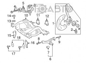 Lower control arm front right Mercedes X164 GL W164 ML