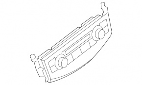 Nissan Altima 16-18 Climate Control Manual